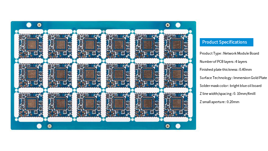 network module board, network module circuit board, network module circuit board